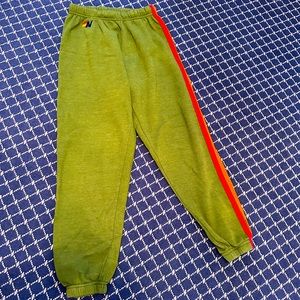 Perfect condition - amazing Aviator Nation jungle green sweats size small
